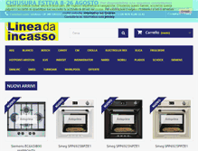 Tablet Screenshot of lineadaincasso.it